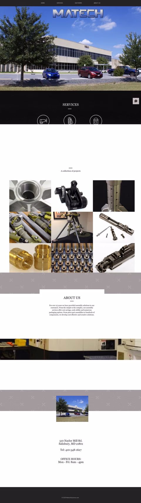 Matech-Solutions Homepage 1440px