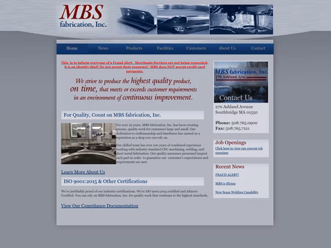 Mbs-Fabrication Homepage 1440px
