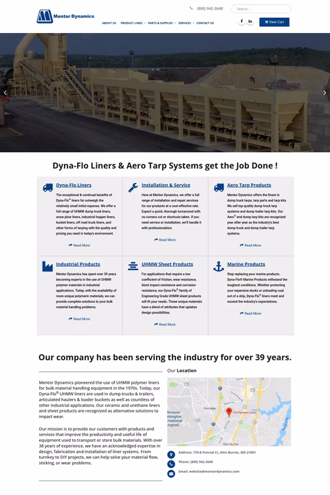 Mentor-Dynamics Homepage 1440px