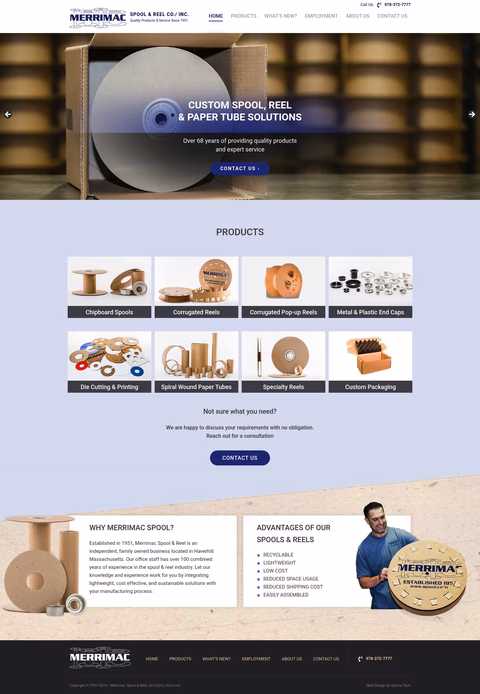 Merrimac-Spool-Reel Homepage 1440px