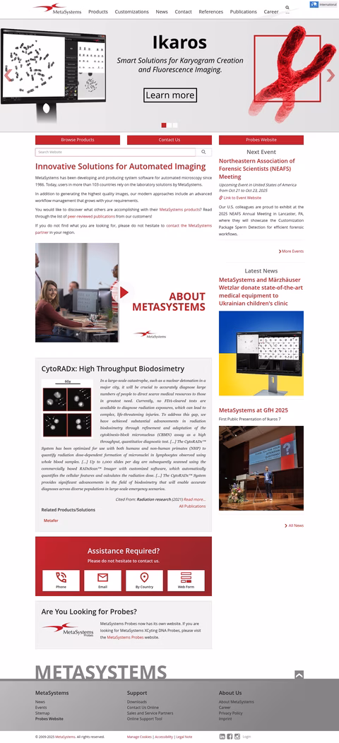 Metasystems Homepage 1440px
