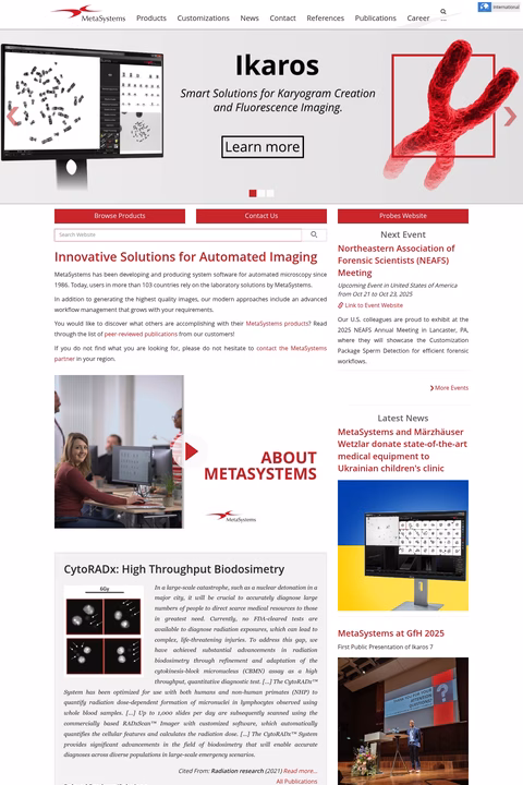 Metasystems Homepage 1440px