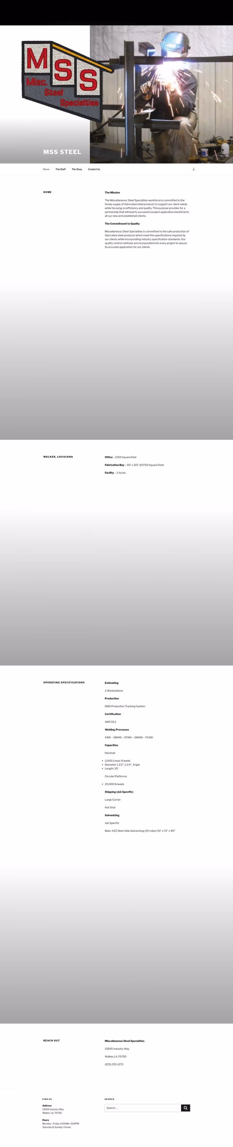 Miscellaneous-Steel-Specialties Homepage 1440px