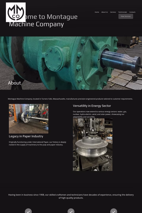Montague-Machine-Company Homepage 1440px
