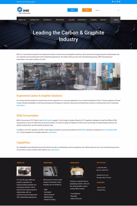 Mwi-Carbon-Graphite-Solutions Homepage 1440px