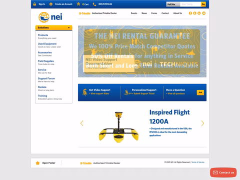 Navigation-Electronics-Inc Homepage 1440px