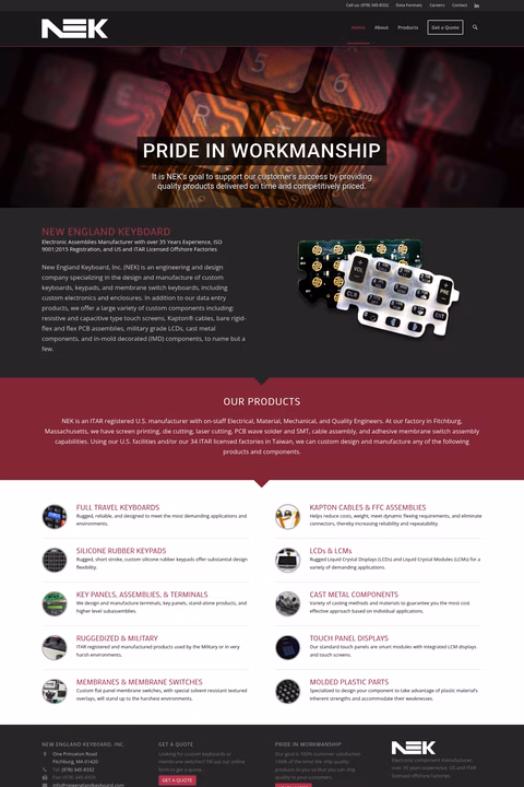 New-England-Keyboard Homepage 1440px