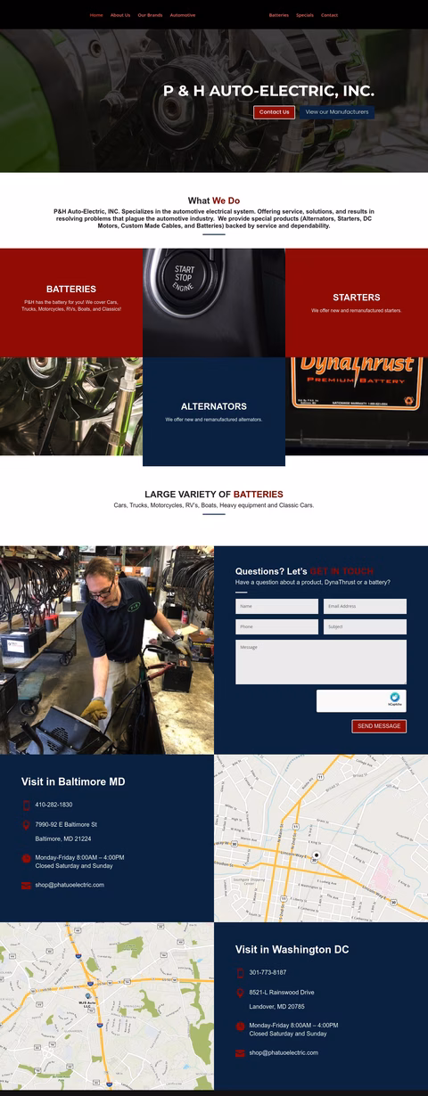 P-H-Auto-Electric Homepage 1440px