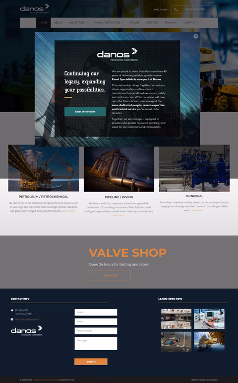 Panel-Specialists Homepage 1440px