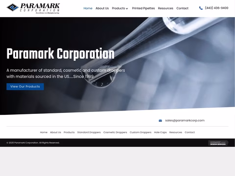 Paramark-Corporation Homepage 1440px