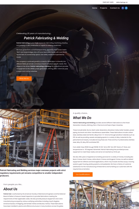 Patrick-Fabricating-Welding Homepage 1440px