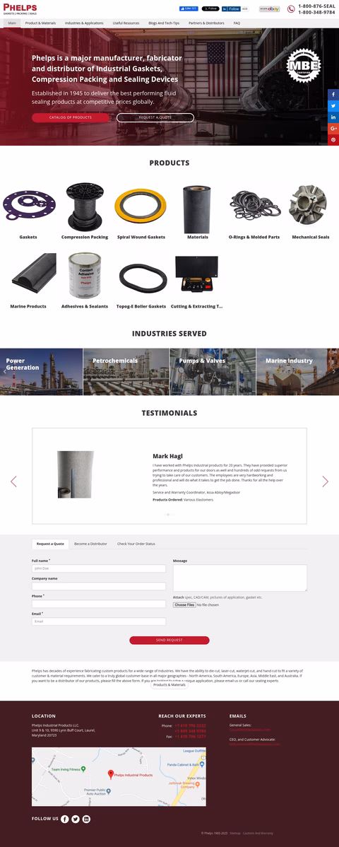Phelps-Industrial-Products Homepage 1440px
