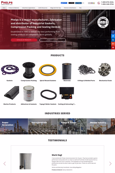 Phelps-Industrial-Products Homepage 1440px