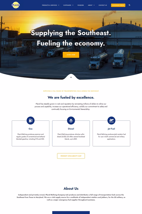 Placid-Refining-Company Homepage 1440px
