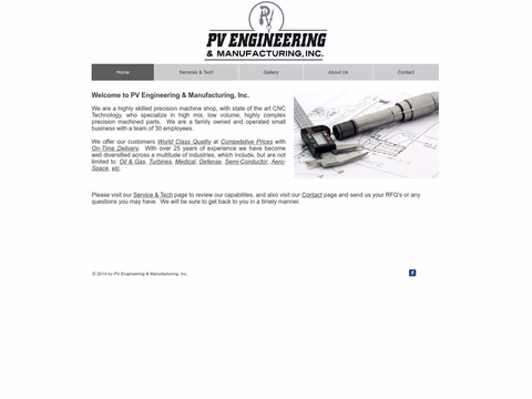 Pv-Engineering-Manufacturing Homepage 1440px