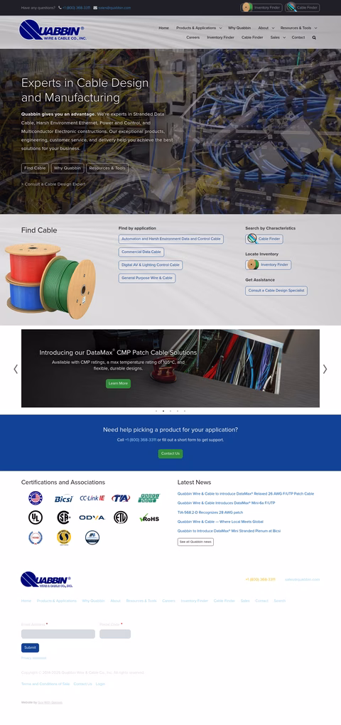 Quabbin-Wire-Cable Homepage 1440px