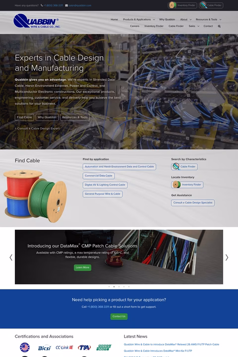 Quabbin-Wire-Cable Homepage 1440px