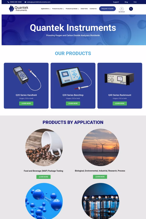 Quantek-Instruments Homepage 1440px