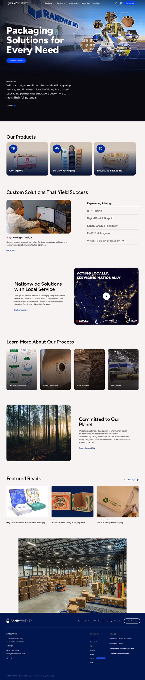 Rand-Whitney Homepage 1440px