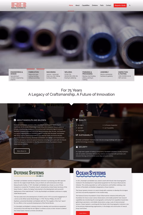 Randolph-Baldwin Homepage 1440px