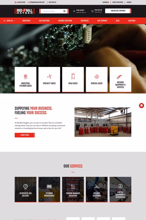 Red-Ball-Oxygen Homepage 1440px