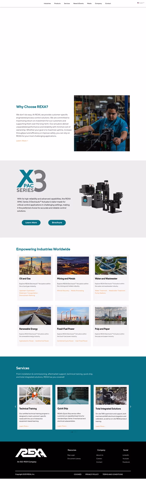 Rexa Homepage 1440px