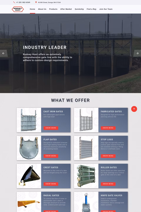 Rodney-Hunt Homepage 1440px