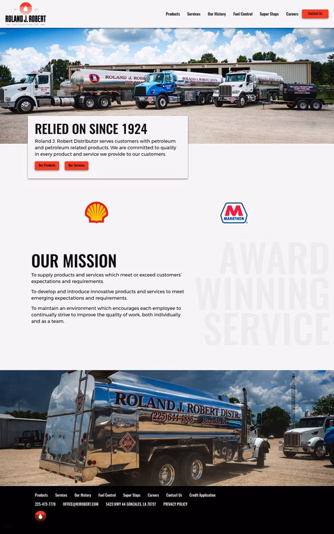 Roland-J-Robert-Distributor Homepage 1440px