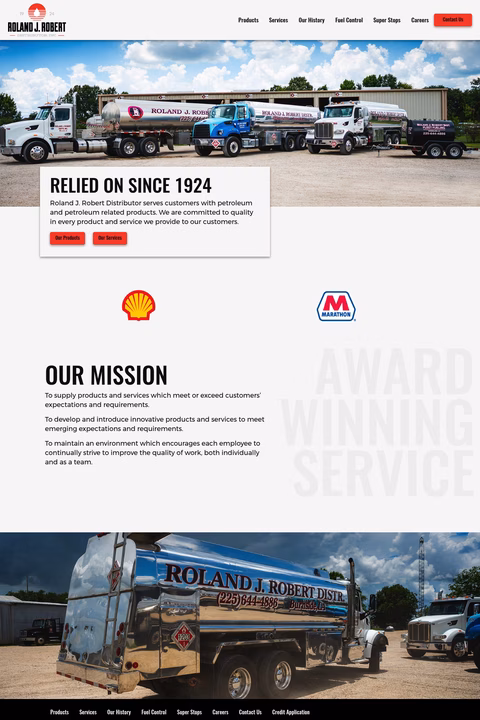 Roland-J-Robert-Distributor Homepage 1440px