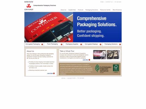 Romanow-Container Homepage 1440px