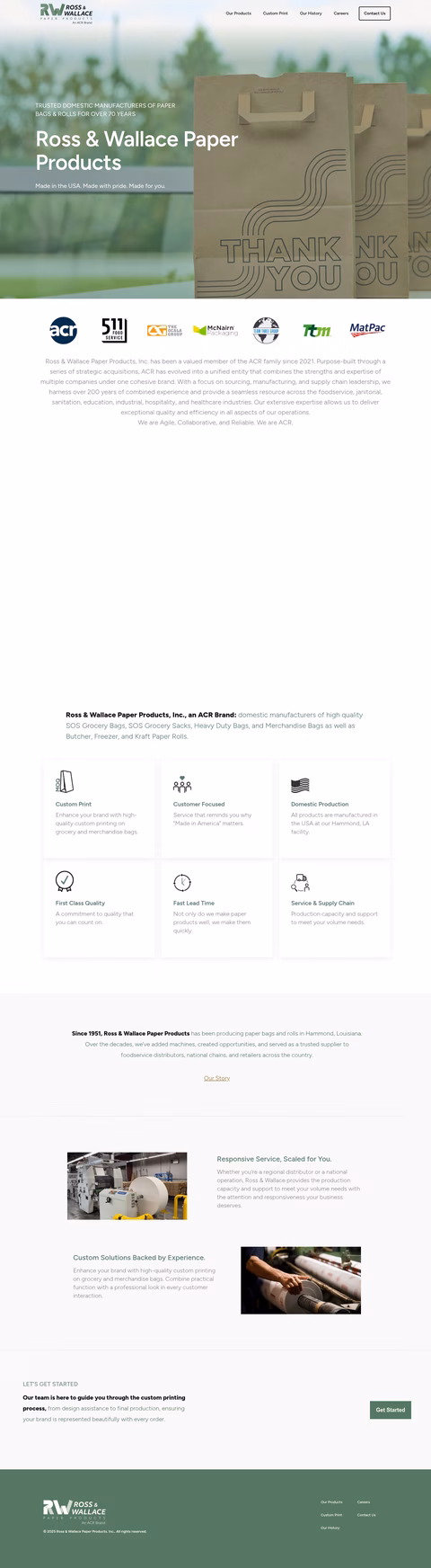 Ross-Wallace-Paper-Products Homepage 1440px