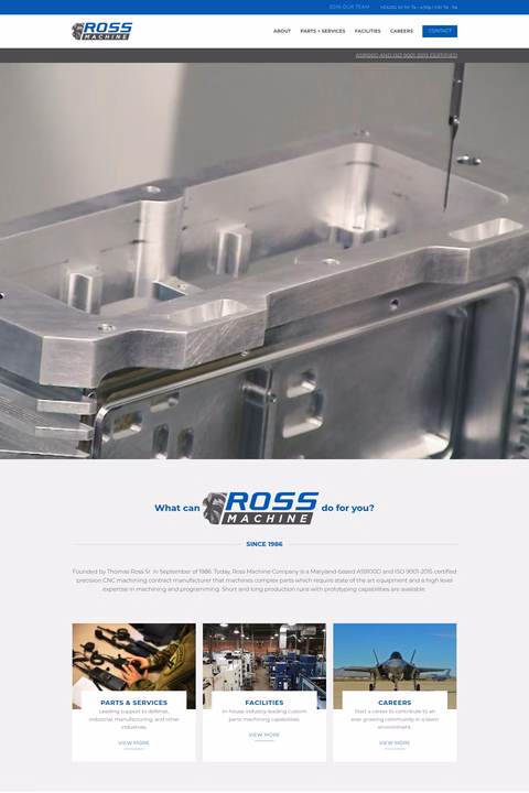 Ross-Machine Homepage 1440px
