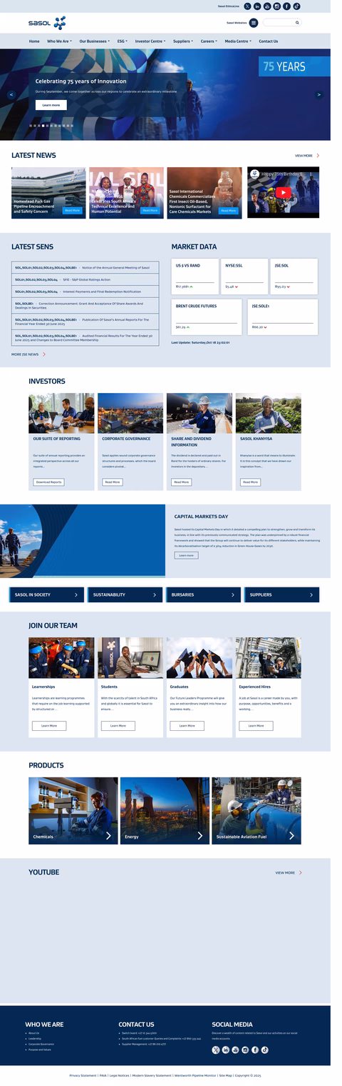 Sasol-Chemicals Homepage 1440px