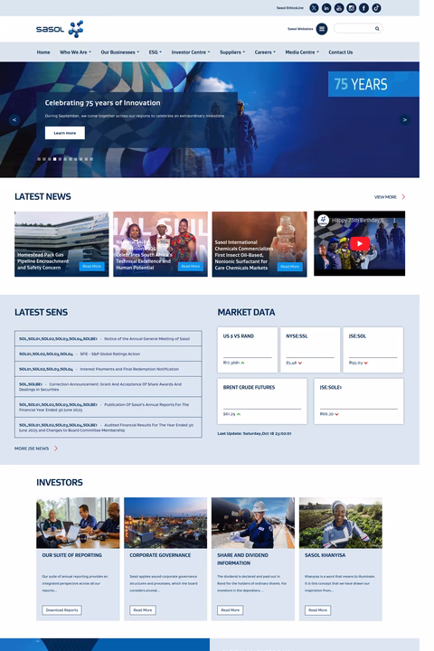 Sasol-Chemicals Homepage 1440px