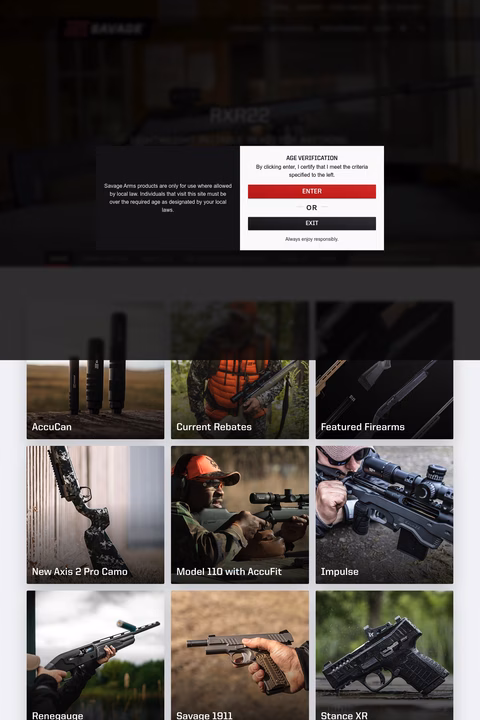 Savage-Arms Homepage 1440px