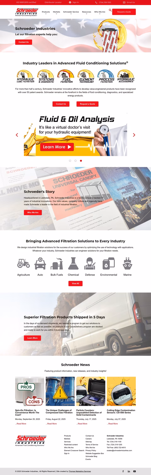 Schroeder-Industries Homepage 1440px