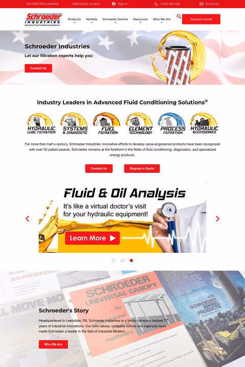 Schroeder-Industries Homepage 1440px