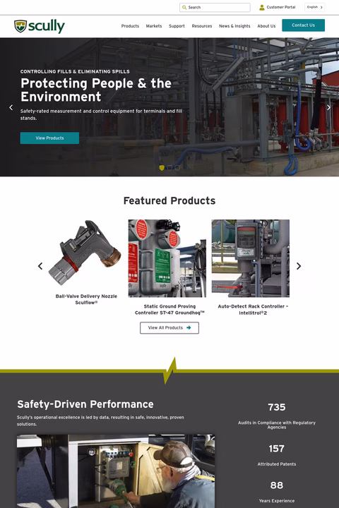 Scully-Signal-Company Homepage 1440px