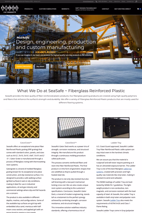 Seasafe Homepage 1440px