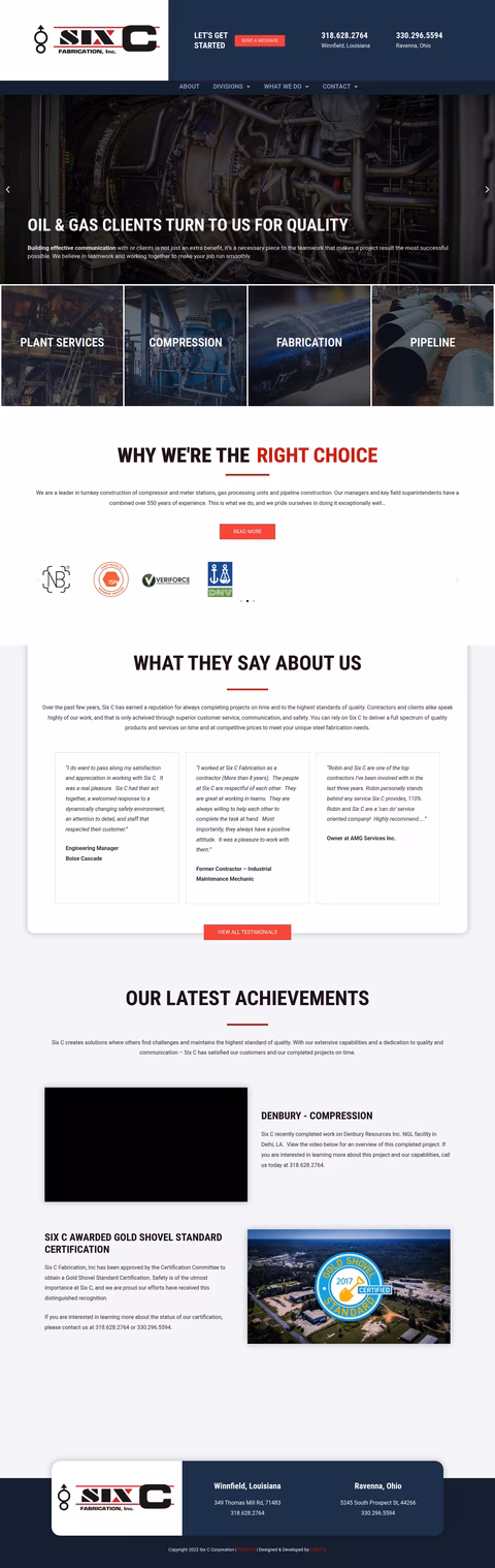 Six-C-Fabrication Homepage 1440px