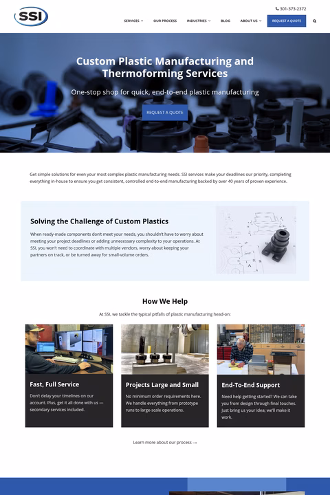 Ssi-Custom-Plastics Homepage 1440px