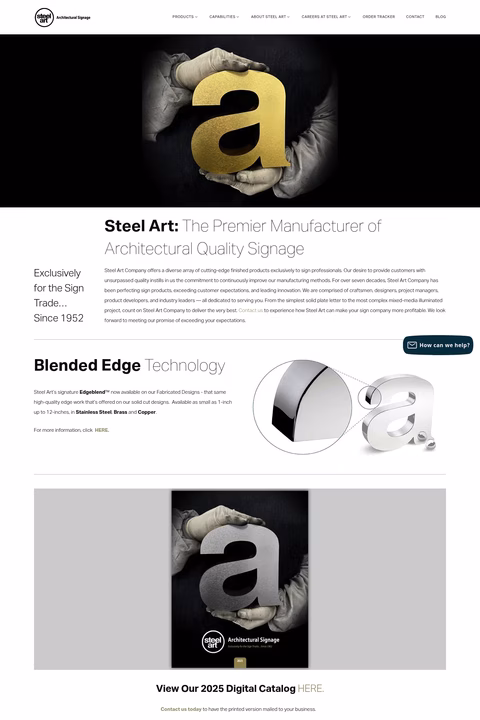 Steel-Art-Company Homepage 1440px