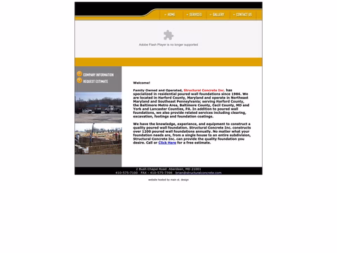 Structural-Concrete Homepage 1440px