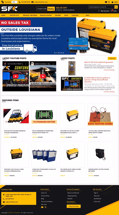 Sun-Fun-Kits Homepage 1440px