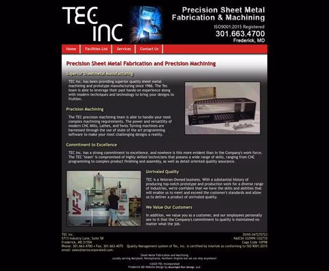 Tec-Inc Homepage 1440px