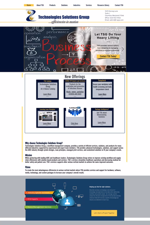 Technologies-Solutions-Group Homepage 1440px