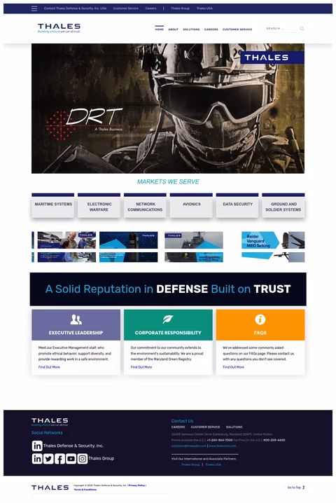 Thales-Defense-Security Homepage 1440px