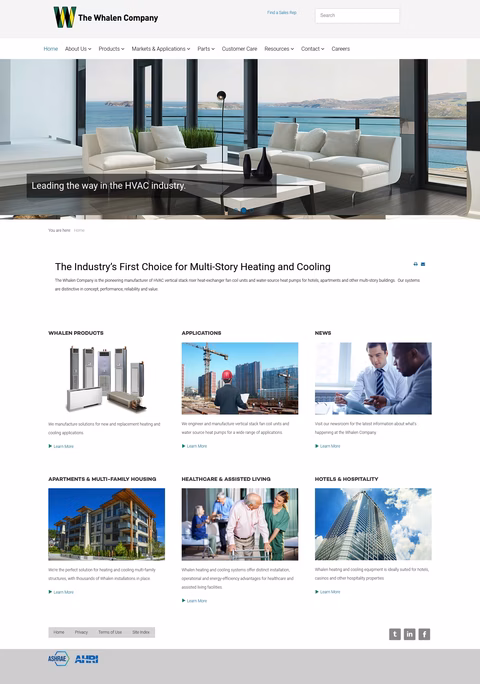 The-Whalen-Company Homepage 1440px