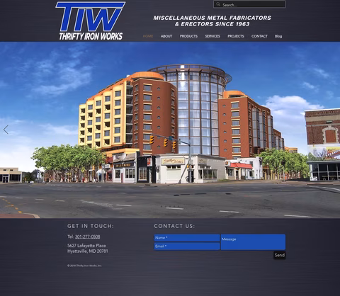 Thrifty-Iron-Works Homepage 1440px
