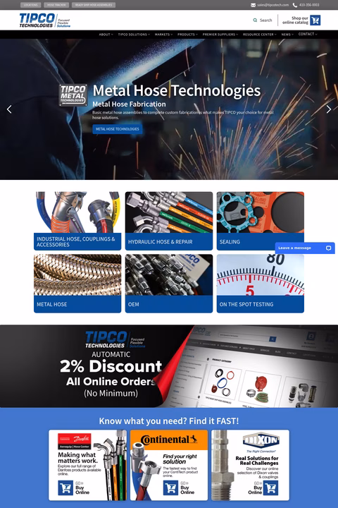 Tipco-Technologies Homepage 1440px